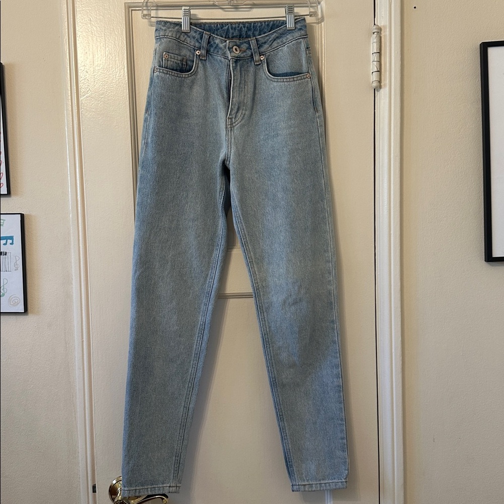 Light Blue High-Waisted Jeans